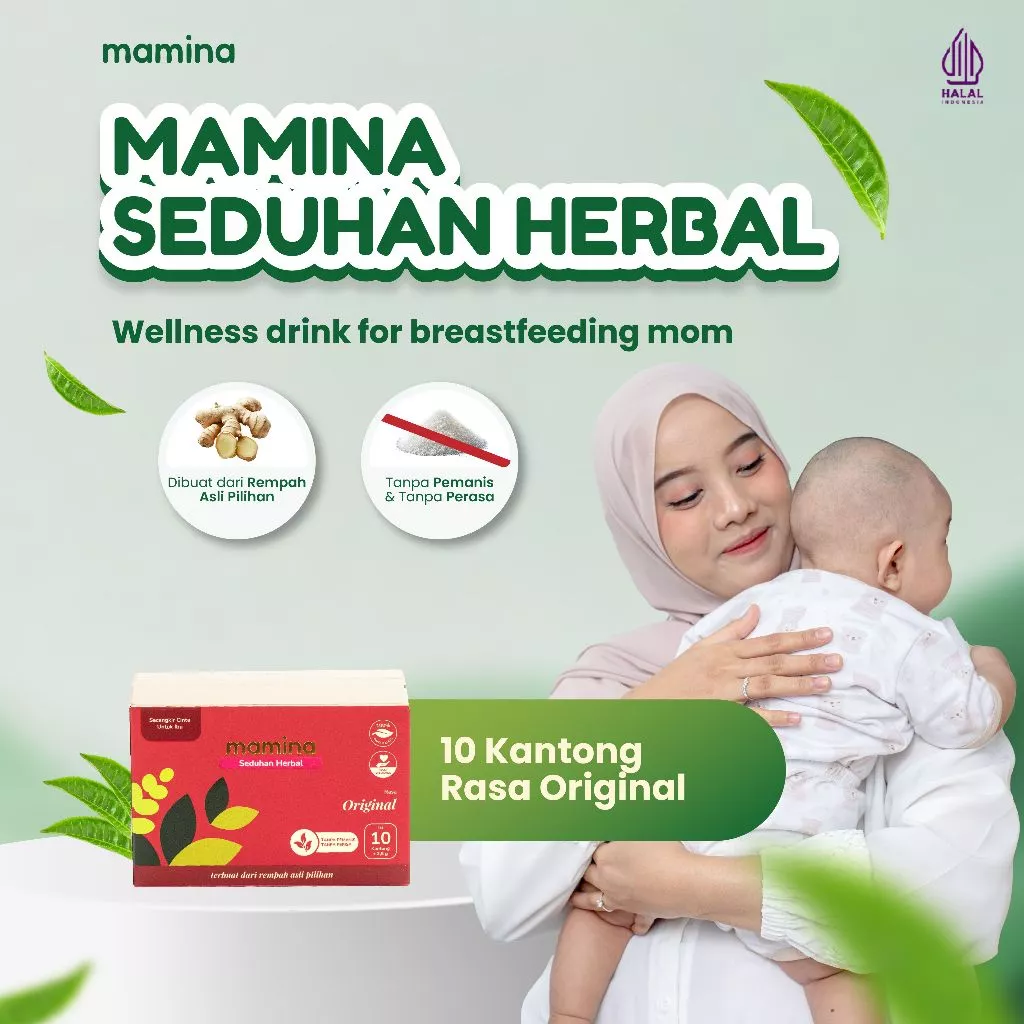 Mamina Seduhan Herbal | Rasa Original 10 kantong